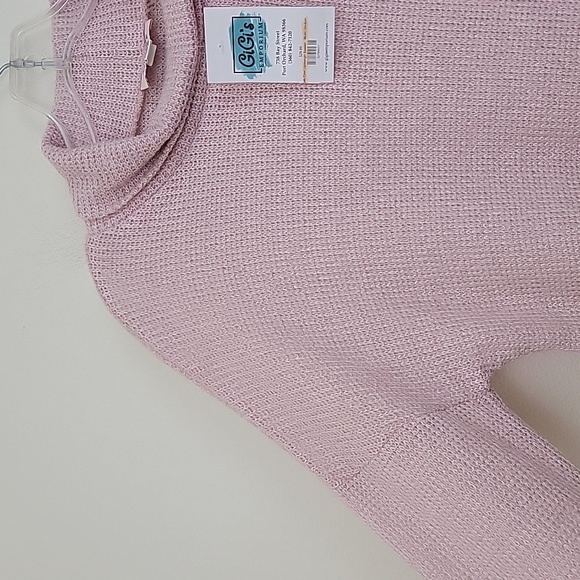 NWT Andree Pink Cowl Neck Sweater M - Picture 4 of 14
